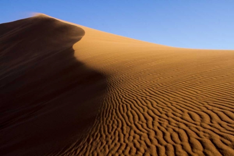 Picture of NAMIBIA, NAMIB-NAUKLUFT NP BLOWING SAND ON DUNE