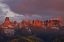 Picture of CO, ROCKY MTS CHIMNEY ROCK AND COURTHOUSE MT