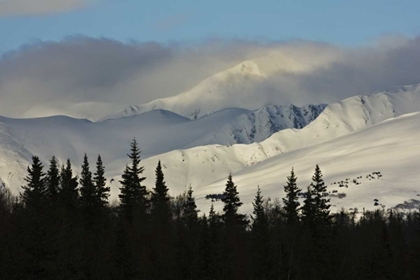 Picture of AK, SNOWY KENAI MOUNTAINS ALONG TURNAGAIN PASS