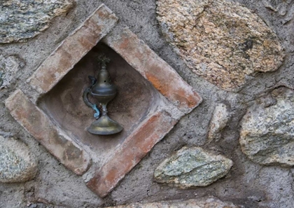 Picture of GREECE, METEORA LAMP AT GRAND METEORA MONASTERY