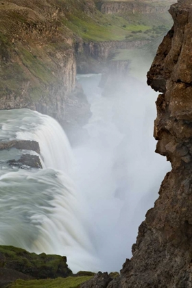 Picture of ICELAND THE HVITA RIVER AND GULLFOSS WATERFALL