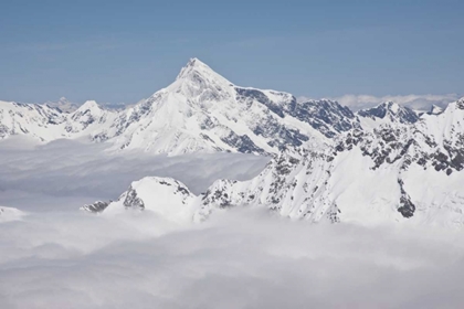 Picture of NEW ZEALAND, SOUTH ISLAND MT SEFTON WITH SNOW