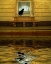 Picture of CONCEPT OF BLACK CAT AND WATER