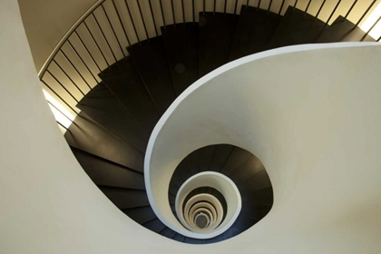 Picture of EUROPE SPAIN, BILBAO SPIRAL STAIRCASE