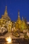 Picture of MYANMAR, YANGON SHWEDAGON TEMPLE EXTERIOR