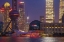 Picture of CHINA, SHANGHAI DOWNTOWN BUILDINGS AT NIGHT