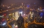 Picture of CHINA, SHANGHAI DOWNTOWN BUILDINGS AT NIGHT