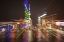 Picture of CHINA, SHANGHAI DOWNTOWN BUILDINGS AT NIGHT