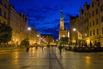Picture of POLAND, GDANSK PLAZA FOR WALKING AND DINING