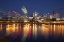 Picture of CANADA, MONTREAL NIGHT ABSTRACT OF DOWNTOWN