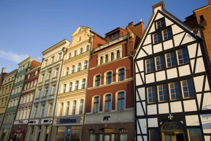 Picture of EUROPE, POLAND, GDANSK CLOSE-UP OF BUILDINGS