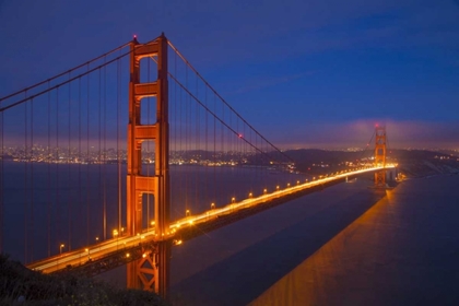 Picture of CA, SAN FRANCISCO GOLDEN GATE BRIDGE AT NIGHT