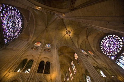 Picture of FRANCE, PARIS INTERIOR OF NOTRE DAME CATHEDRAL