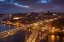 Picture of PORTUGAL, PORTO DOM LUIS I BRIDGE LIT AT NIGHT
