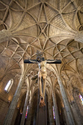 Picture of PORTUGAL, LISBON JERONIMOS MONASTERY= INTERIOR