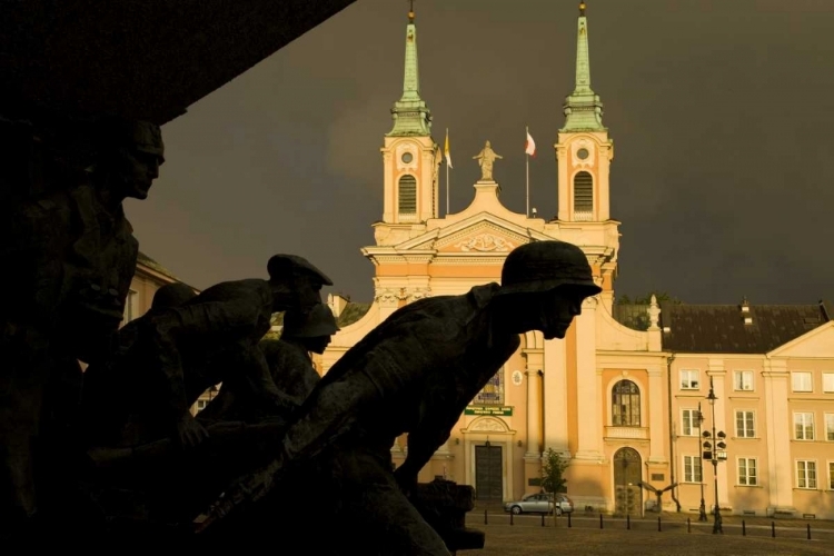 Picture of POLAND, WARSAW WORLD WAR II MEMORIAL SILHOUETTE