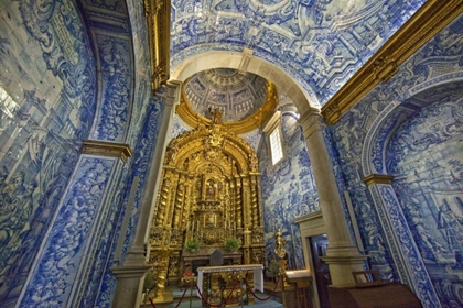 Picture of PORTUGAL, ALMANCIL ST LAWRENCE CHURCH, INTERIOR