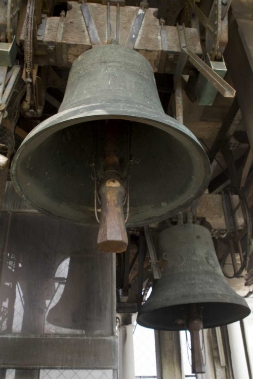 Picture of ITALY, VENICE CLOSE-UP OF BELLS IN THE CAMPANILE