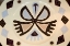 Picture of FRENCH POLYNESIA, SOCIETY ISL DESIGNS ON A PLATE