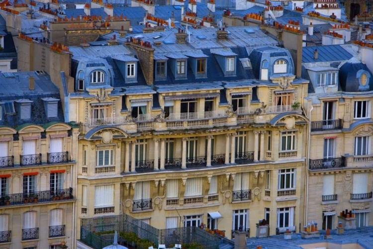 Picture of FRANCE, PARIS AERIAL CITYSCAPE OF DOWNTOWN PARIS