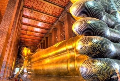 Picture of RECLINING BUDDHA, WAT PHO, BANGKOK, THAILAND