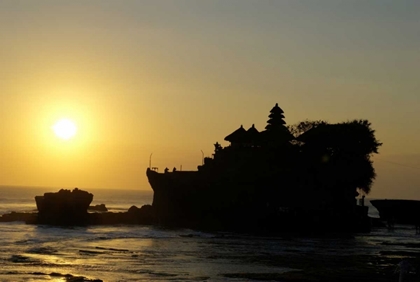 Picture of INDONESIA,TABANAN TANAH LOT TEMPLE AT SUNSET