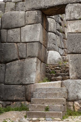 Picture of PERU, CUZCO INCA FORT SACSAYHUAMAN RUINS