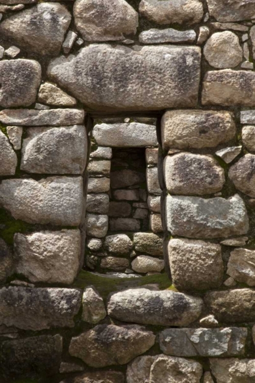 Picture of NICHE AND STONE WINDOW, MACHU PICCHU, PERU