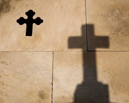 Picture of ARGENTINA, BUENOS AIRES SHADOW OF A CROSS