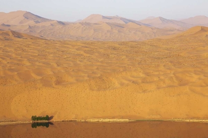 Picture of CHINA, BADAIN JARAN DESERT VASTNESS NEXT TO LAKE
