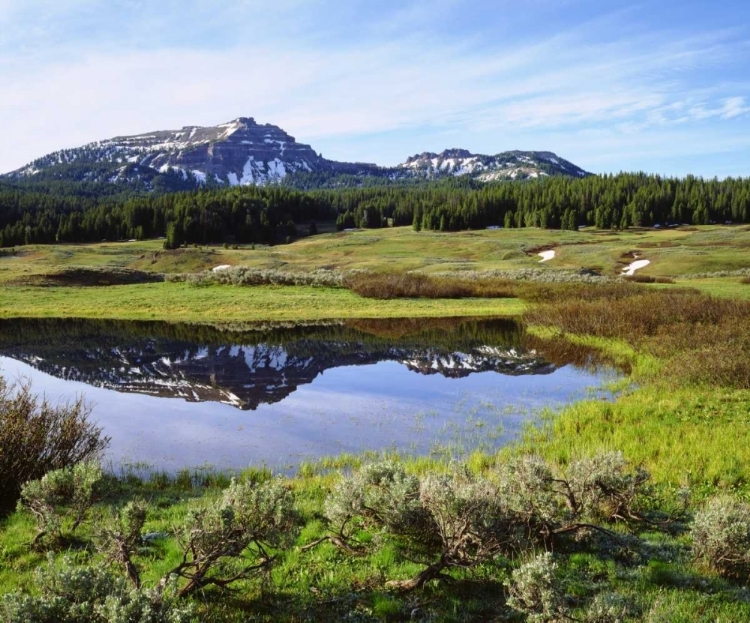 Picture of WYOMING, A TARN IN THE ROCKY MOUNTAINS OF WYOMING