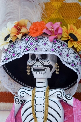 Picture of MEXICO, SKELETON AT DAY OF THE DEAD FESTIVAL