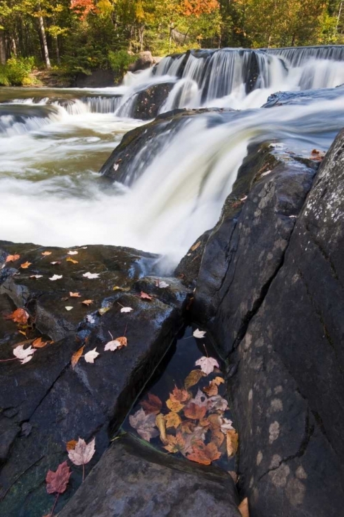 Picture of MICHIGAN, UPPER PENINSULA VIEW OF BOND FALLS