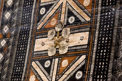 Picture of POLYNESIA, KINGDOM OF TONGA DETAIL OF TAPA CLOTH