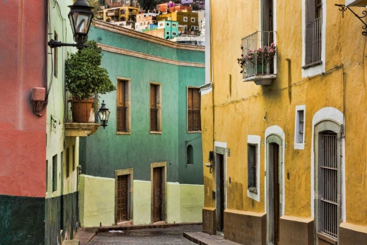 Picture of MEXICO, GUANAJUATO STREET SCENE