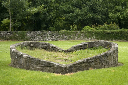 Picture of IRELAND, KINVARA A HEART-SHAPED STONE WALL