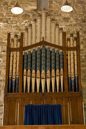 Picture of IRELAND, DRUMCLIFFE PIPE ORGAN IN A CHURCH