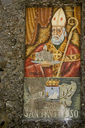 Picture of ITALY, SAN FRUTTUOSO RELIGIOUS WALL MOSAIC