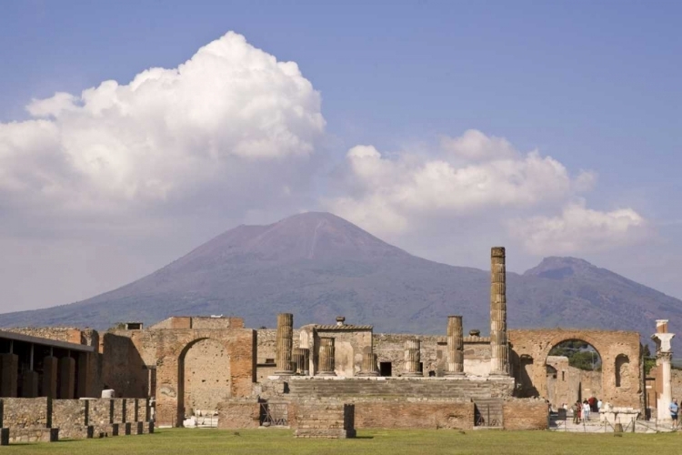 Picture of ITALY, CAMPANIA, POMPEII TEMPLE OF JUPITER