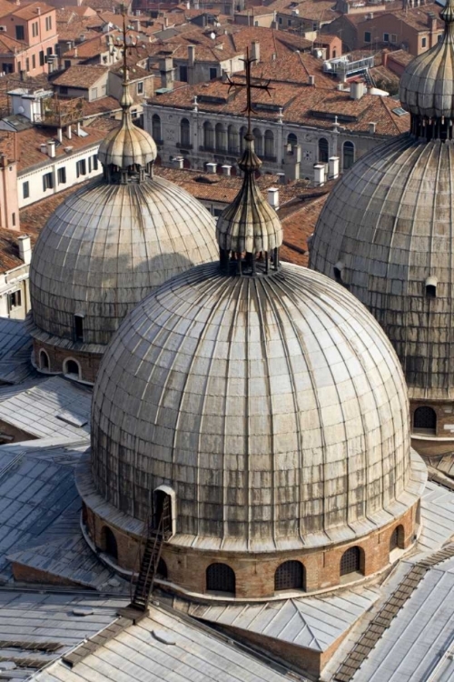 Picture of ITALY, VENICE DOMES OF ST MARKS BASILICA