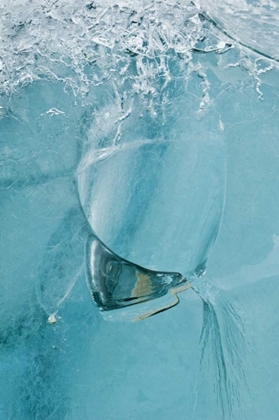 Picture of AK, INSIDE PASSAGE PATTERN IN ICE ON GLACIER