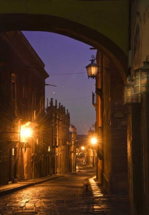 Picture of MEXICO, SAN MIGUEL DE ALLENDE STREET LANTERNS