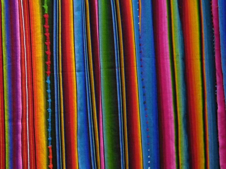 Picture of GUATEMALA, COLORFUL FABRIC