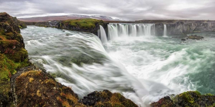 Picture of ICELAND, GODAFOSS SCENIC OF WATERFALL