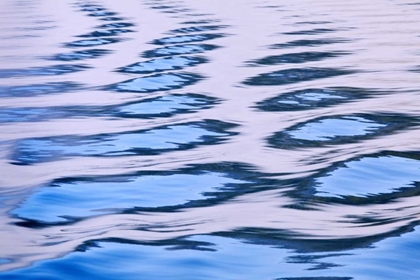 Picture of CANADA, BC, PATTERNS IN BOAT WAKE