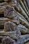 Picture of VA, ROANOKE, EXPLORE PARK DETAIL OF LOG CABIN