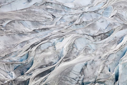 Picture of AK, GLACIER BAY NP, REID GLACIER ICE PATTERNS