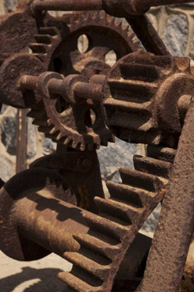 Picture of SOUTH AMERICA, CHILE, ZAPALLAR RUSTED GEARS