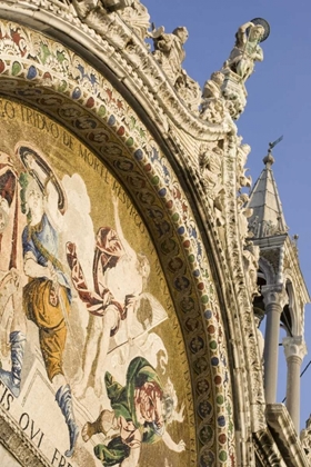 Picture of ITALY, VENICE FACADE OF ST MARKS BASILICA