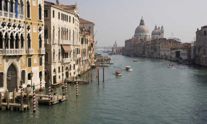 Picture of ITALY, VENICE GRAND CANAL IN LATE AFTERNOON